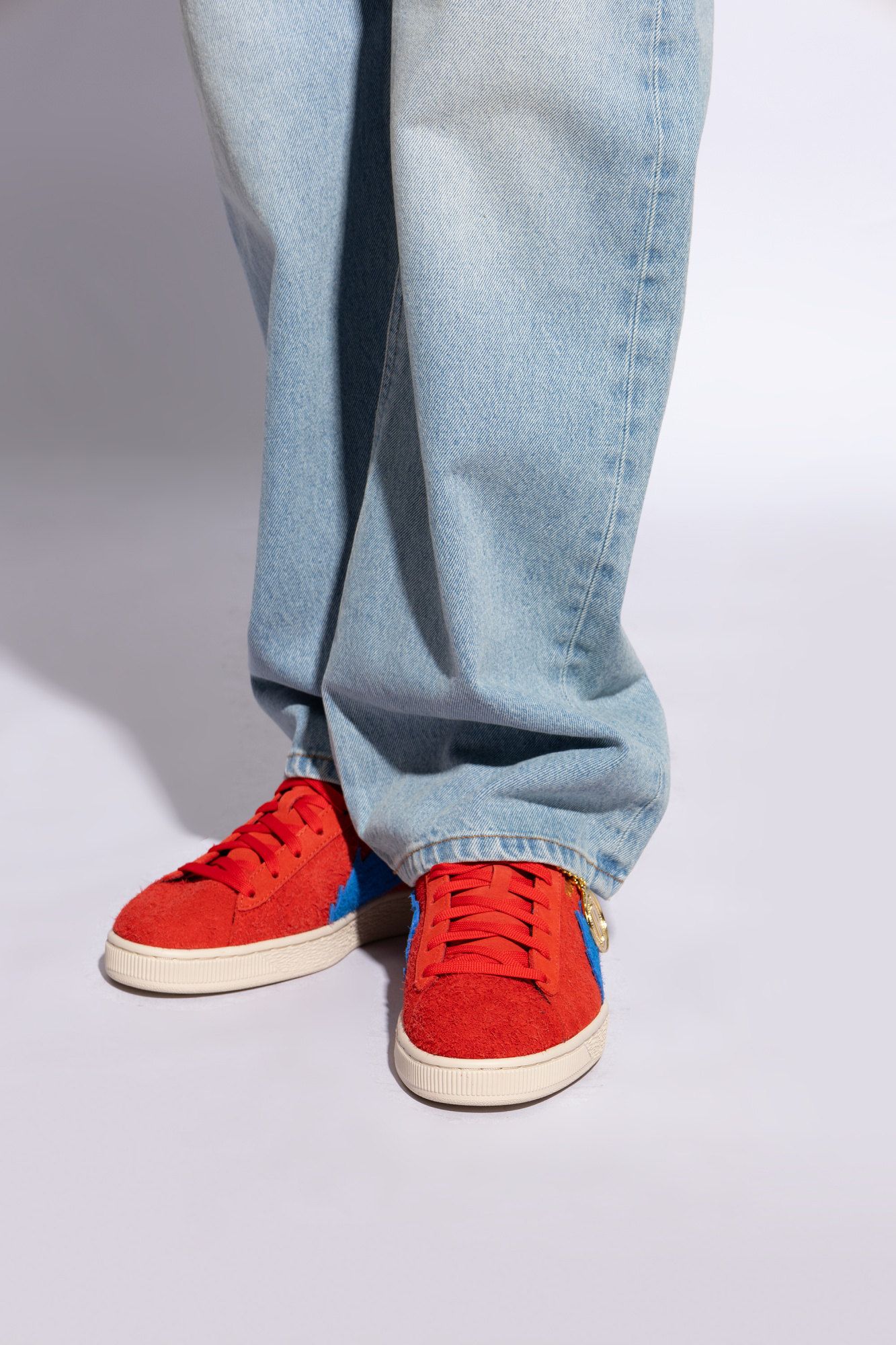 Puma suede tonal red hotsell